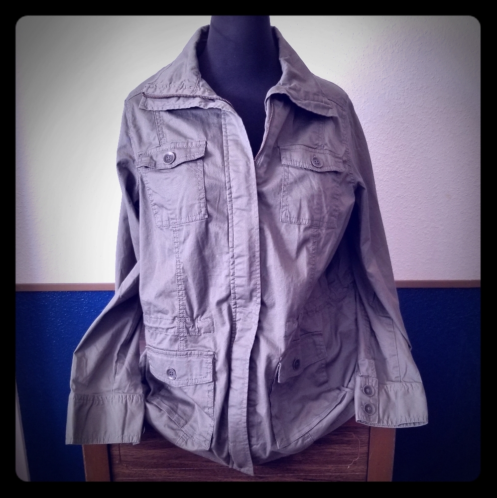 Avenue 4 pocket military jacket